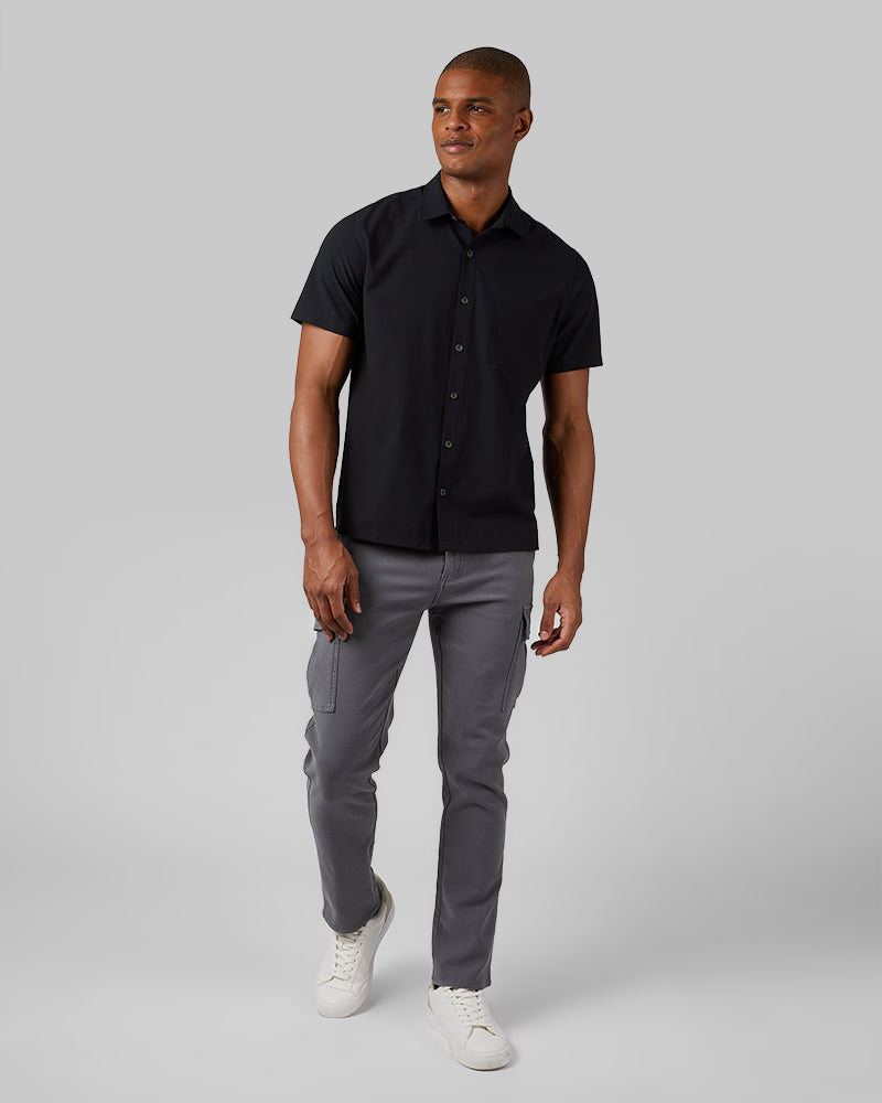 MEN'S CASUAL SHORT SLEEVE DRESS SHIRT