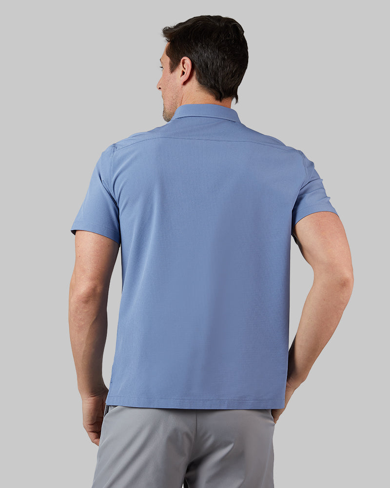 MEN'S CASUAL SHORT SLEEVE DRESS SHIRT