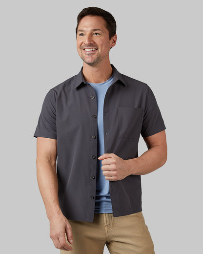 MEN'S CASUAL SHORT SLEEVE DRESS SHIRT