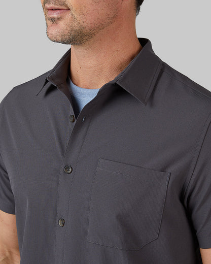 MEN'S CASUAL SHORT SLEEVE DRESS SHIRT
