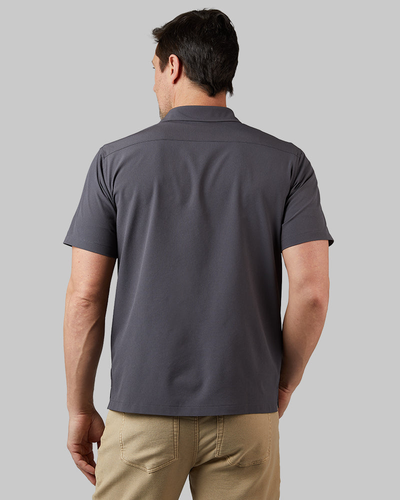 MEN'S CASUAL SHORT SLEEVE DRESS SHIRT