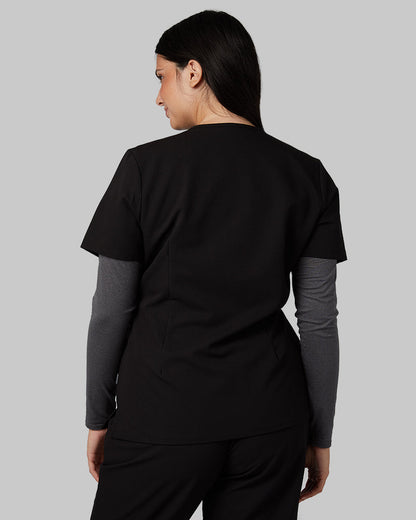 WOMEN'S 2-POCKET V-NECK SCRUB TOP