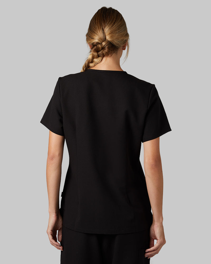 WOMEN'S 2-POCKET V-NECK SCRUB TOP