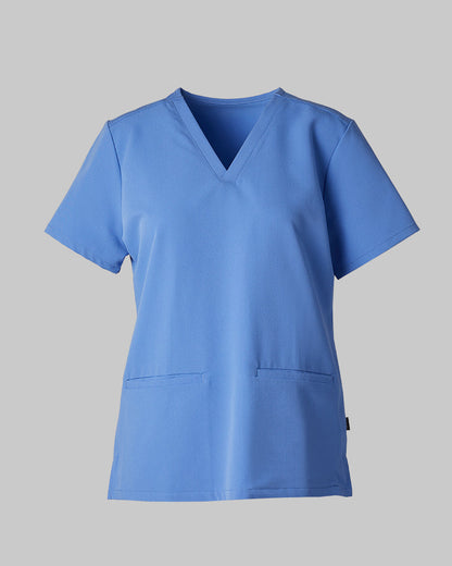 WOMEN'S 2-POCKET V-NECK SCRUB TOP