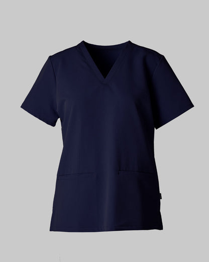 WOMEN'S 2-POCKET V-NECK SCRUB TOP