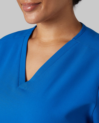 WOMEN'S 2-POCKET V-NECK SCRUB TOP