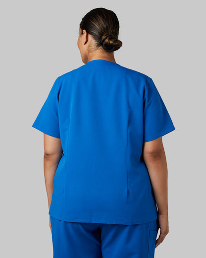 WOMEN'S 2-POCKET V-NECK SCRUB TOP