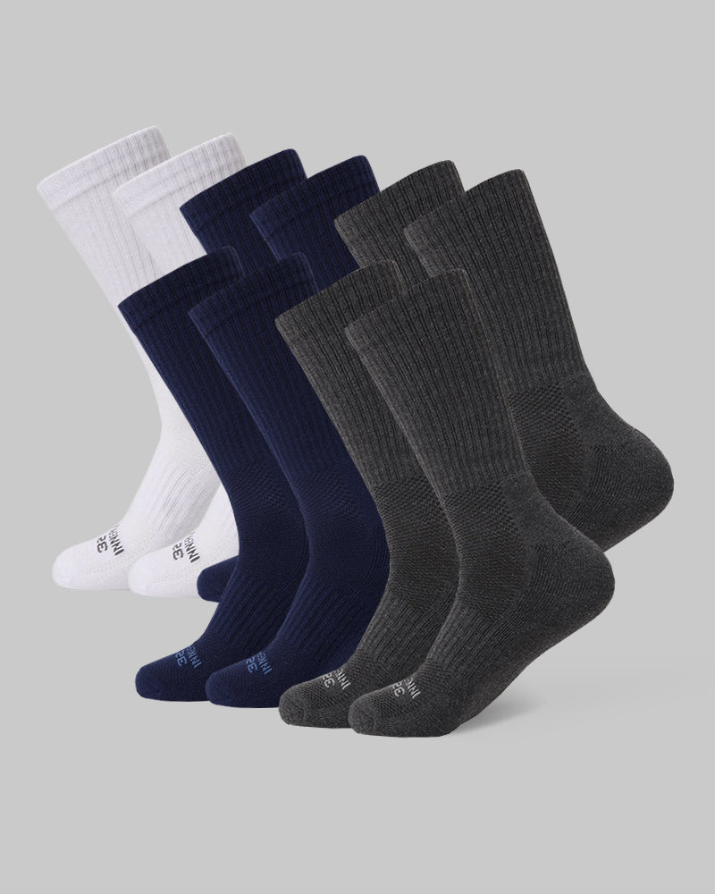 MEN'S 5-PACK COOL COMFORT CREW SOCKS