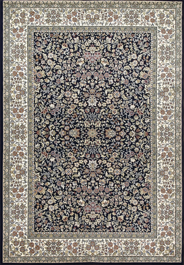 Dynamic Rugs Area Rugs Ancient Garden Area Rugs 57078-3434 Navy  Poly 8 Sizes Belgium