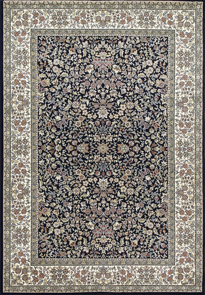 Dynamic Rugs Area Rugs Ancient Garden Area Rugs 57078-3434 Navy  Poly 8 Sizes Belgium