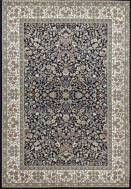Dynamic Rugs Area Rugs Ancient Garden Area Rugs 57078-3434 Navy  Poly 8 Sizes Belgium