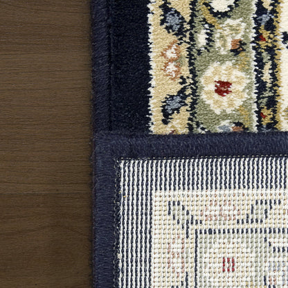 Dynamic Rugs Area Rugs Ancient Garden Area Rugs 57078-3434 Navy  Poly 8 Sizes Belgium