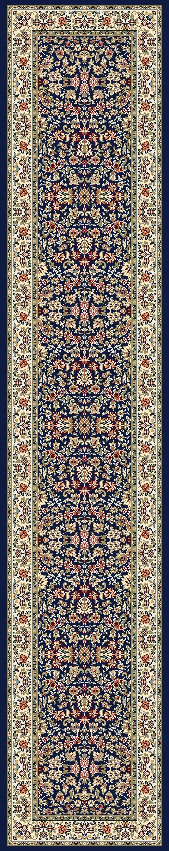Dynamic Rugs Area Rugs Ancient Garden Area Rugs 57078-3434 Navy  Poly 8 Sizes Belgium