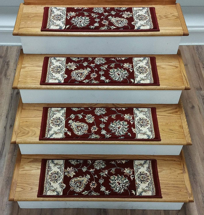 Dynamic Area Rugs Ancient Garden Area Rugs 57365-1464 Red 100% Poly Belgium 14 Sizes