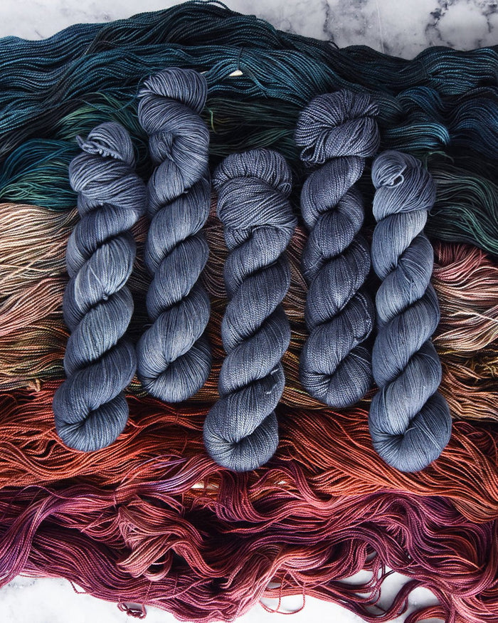 Destination Yarn fingering weight yarn Basalt