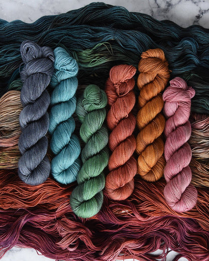 Destination Yarn fingering weight yarn Basalt