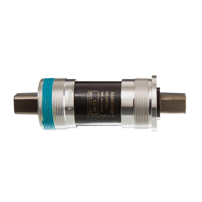 Shimano, BB-UN300 LL113, Square Taper BB, British, 68mm, : 113mm, Silver