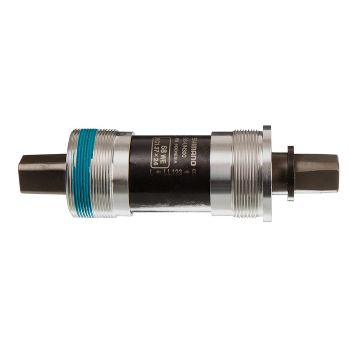 Shimano, BB-UN300 LL113, Square Taper BB, British, 68mm, : 113mm, Silver