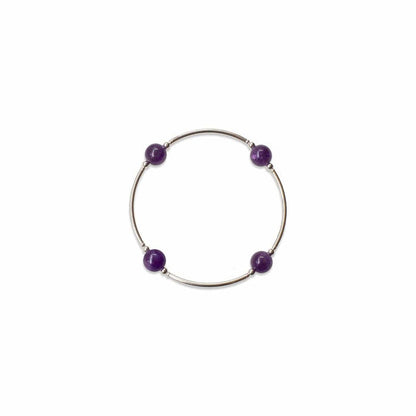 Blessing 8mm Bead Bracelet Blessing 8mm Bead Bracelet | Gemstone Gratitude Gift for Her | The Red Owl Bracelet