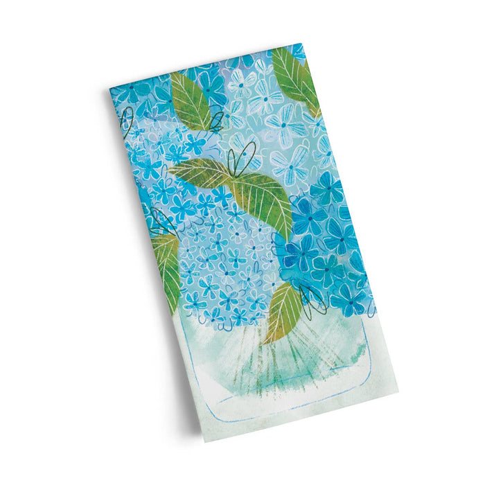 Blue Hydrangeas  | Cotton Tea Towel
