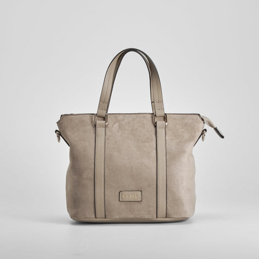 Bolso asa doble beige PICCOLA PIU