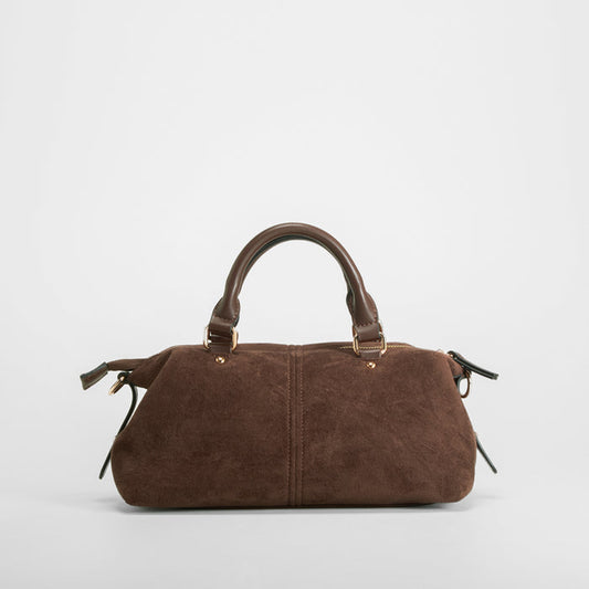 Bolso elegante asa doble marrón PICCOLA PIU