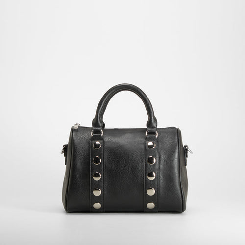 Bolso elegante asas doble negro PICCOLA PIU
