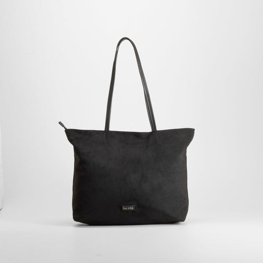 Bolso shopper negro asas largas PICCOLA PIU