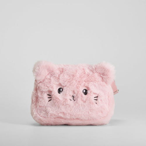Bolso suave forma gatito rosa OH GIRL!