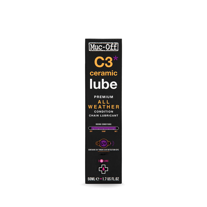 Muc-Off, C3 Ceramic All Weather Lube, Lubricant, 50ml