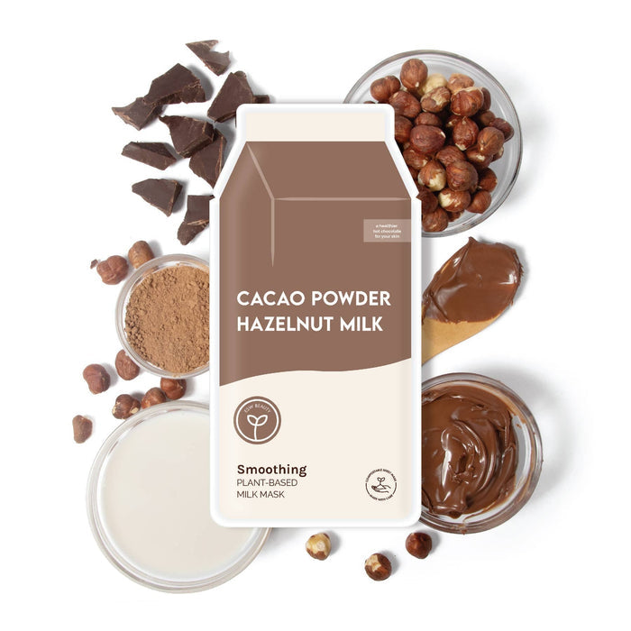 Cacao Powder HazelnutMilk Sheet Mask Cacao Powder HazelnutMilk Sheet Mask Bath and Body