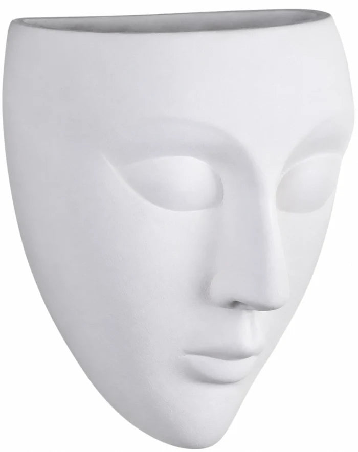Ceramic Vase For Mystiface Modern Small, White Flower Vase - Mystiface
