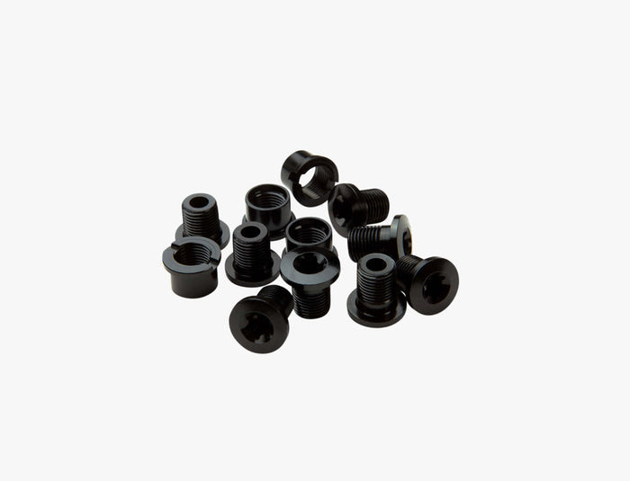 Chainring Bolt(8) & Nut(4) (TORX AL BLK )