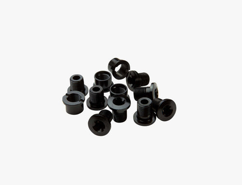 Chainring Bolt(8) & Nut(4) (TORX AL BLK )