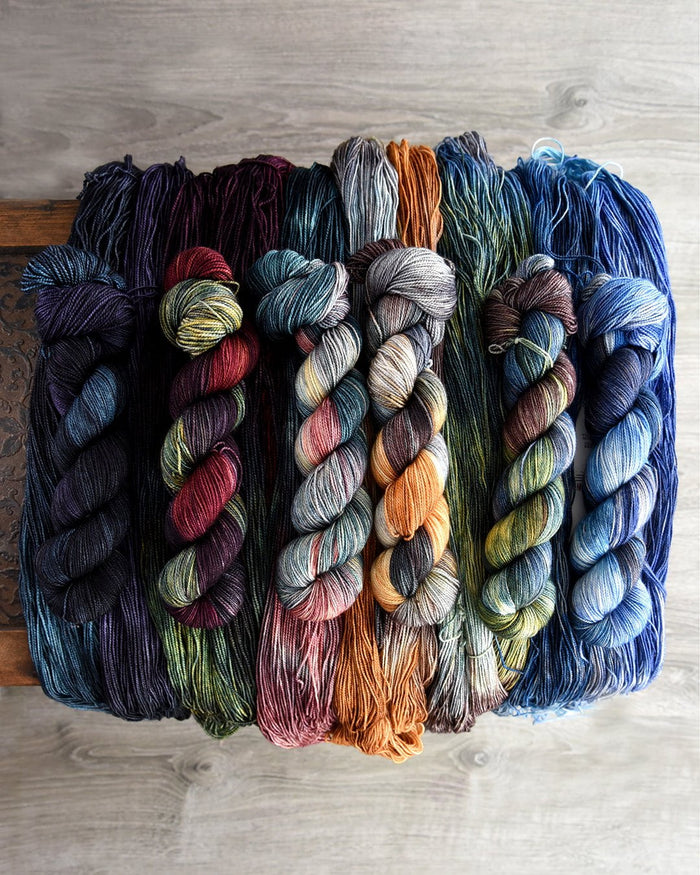 Destination Yarn fingering weight yarn Charlotte Brontë