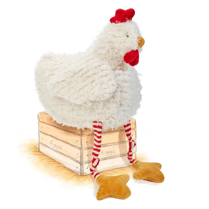 Clucky the Chicken Plush by Bunnies by the Bay