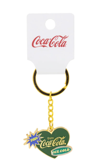 Coca-Cola Enamel Keychain