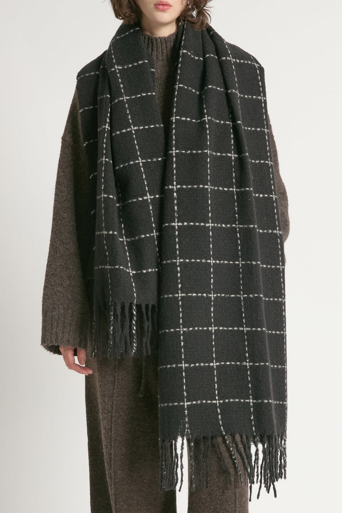 Cozy Grid Blanket Scarf Cozy Grid Blanket Scarf Scarves