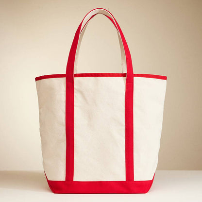 Anchor Wheel Printed Tote Bag