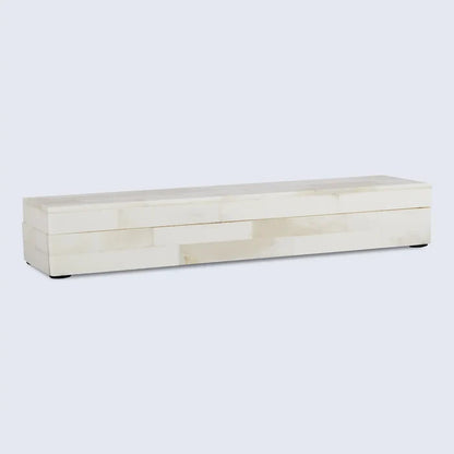 Handmade Decorative Box White Bone Inlay Collection White 8 Sizes, for jewelry and keepsake storage