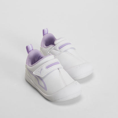 Deportiva Kitten velcro barefoot bebé blanca PUMA