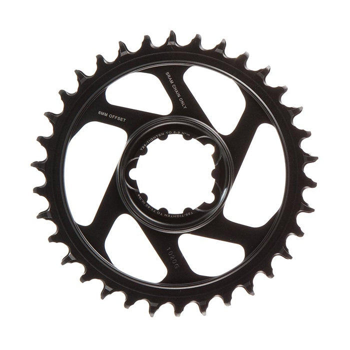 SRAM, Eagle, Chainring, Teeth: 30, Speed: 11/12, BCD: Direct Mount, Aluminum, Grey, 6mm