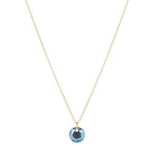 Enewton Reflections Aqua Blue Crystal Birthstone Necklace – 14kt Gold-Filled Enewton Reflections Aqua Blue Crystal Birthstone Necklace – 14kt Gold-Filled Necklaces