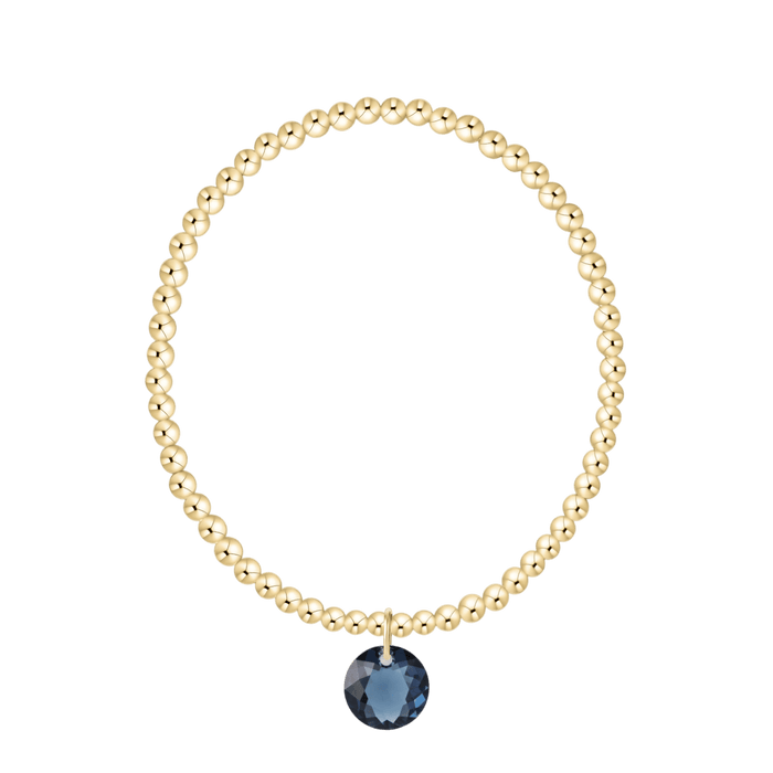 Enewton Reflections Blue Sapphire Crystal Birthstone Bracelet – 3mm 14kt Gold-Filled Enewton Reflections Blue Sapphire Crystal Birthstone Bracelet – 3mm 14kt Gold-Filled Bracelet