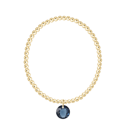 Enewton Reflections Blue Sapphire Crystal Birthstone Bracelet – 3mm 14kt Gold-Filled Enewton Reflections Blue Sapphire Crystal Birthstone Bracelet – 3mm 14kt Gold-Filled Bracelet