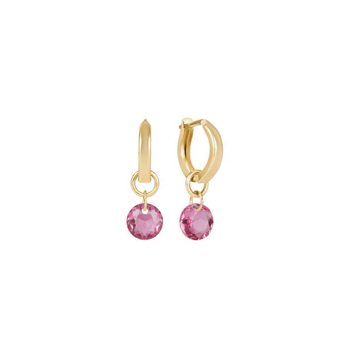 Enewton Reflections Pink Crystal Birthstone Huggie Earrings – 14kt Gold Filled Enewton Reflections Pink Crystal Birthstone Huggie Earrings – 14kt Gold Filled Earrings
