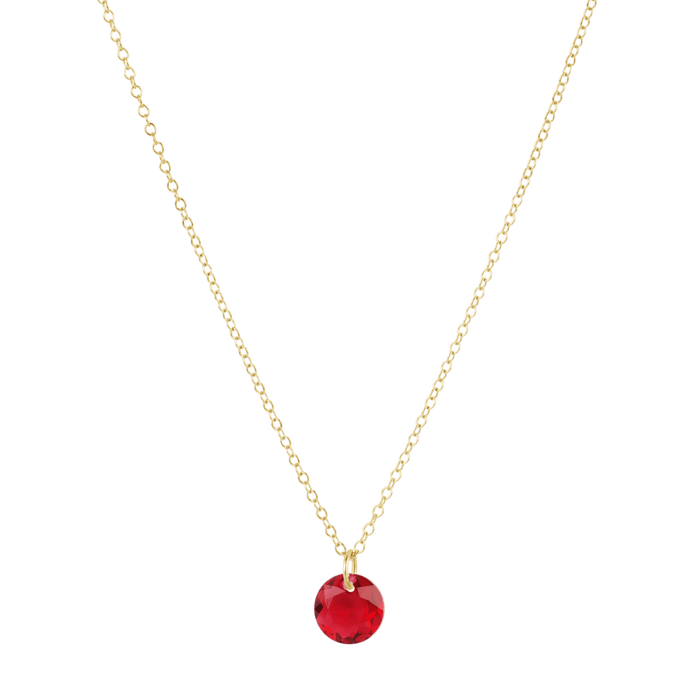 Enewton Reflections Ruby Red Crystal Birthstone Necklace – 14kt Gold-Filled Enewton Reflections Ruby Red Crystal Birthstone Necklace – 14kt Gold-Filled Necklaces