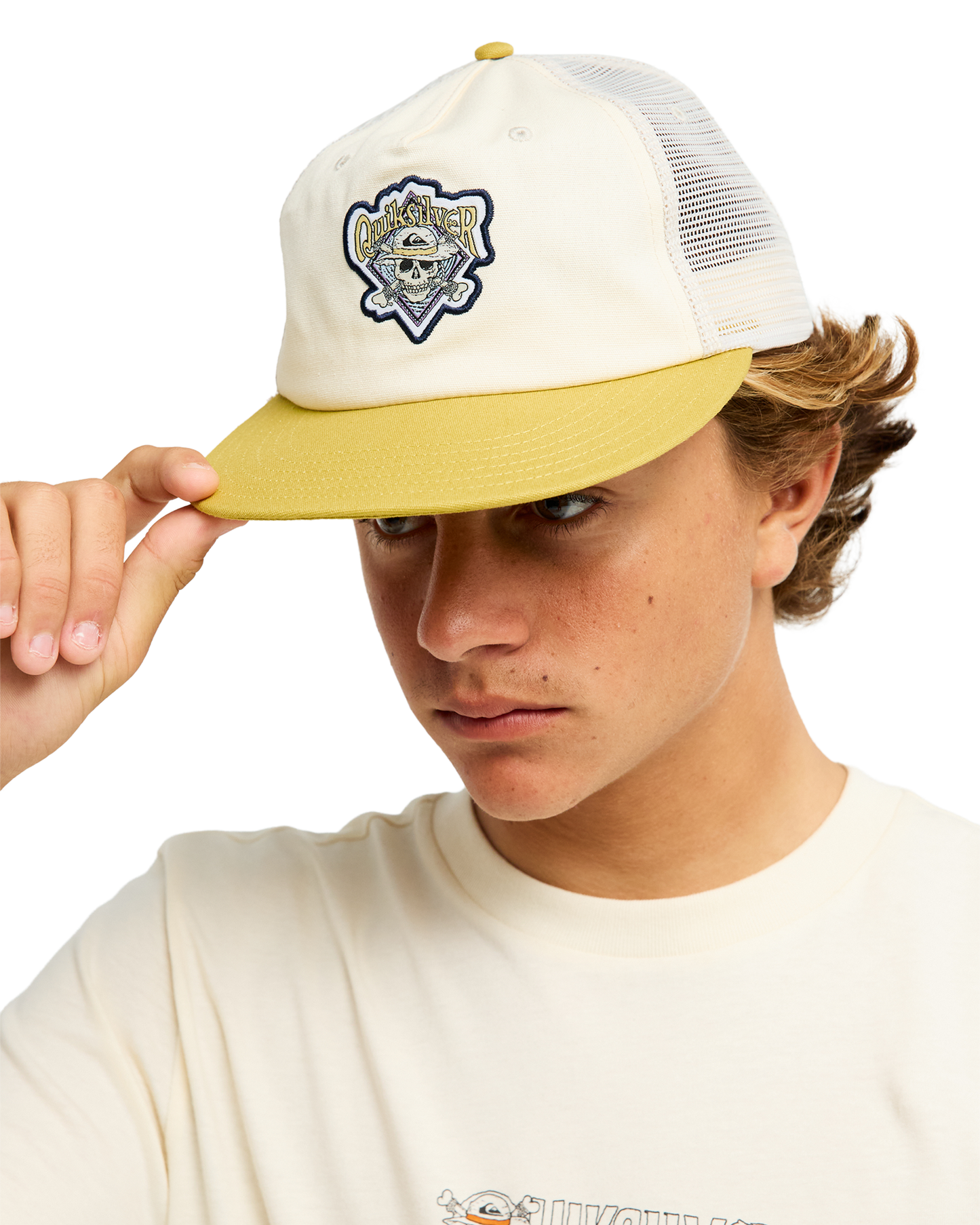 One Piece Drifter Trucker Cap - White