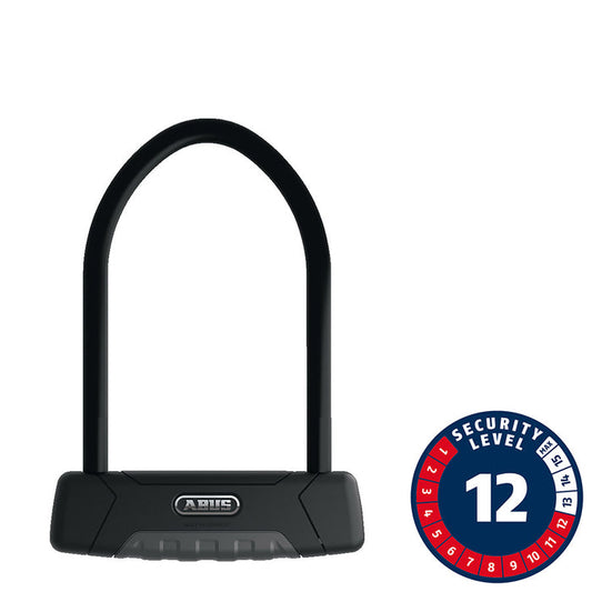 Abus, Granit Plus 470, U-Lock, Key, 12mm, 15.0cm x 23.0cm, 5.9'' x 9'', USH, Black