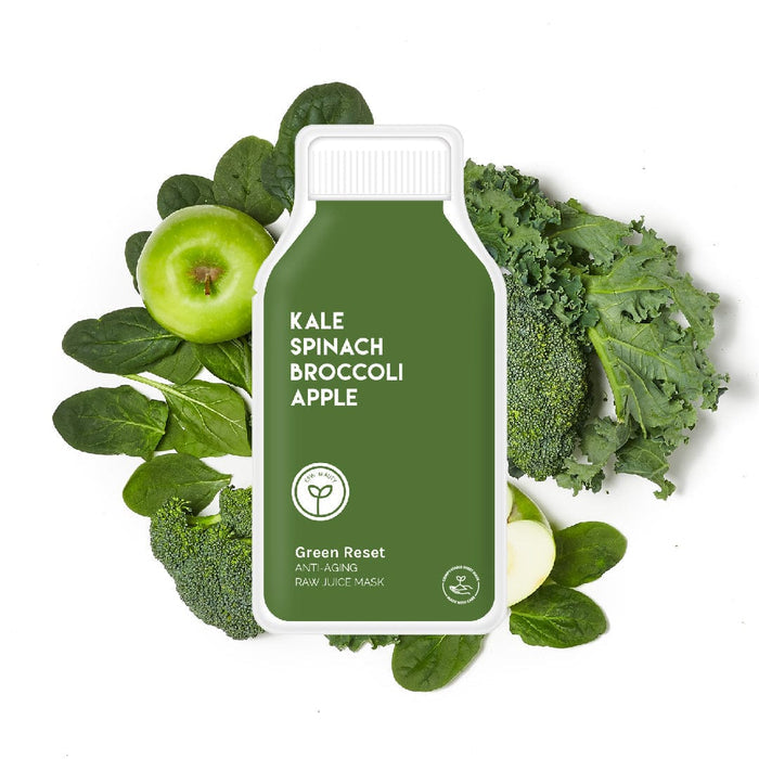 Green Reset Anti Aging Raw Juice Sheet Mask Green Reset Anti Aging Raw Juice Sheet Mask Bath and Body